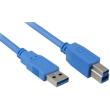 sharkoon usb30 cable 3m blue photo sharkoon usb30 cable 3m blue photo