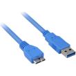 sharkoon micro usb30 cable 3m blue photo sharkoon micro usb30 cable 3m blue photo