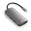 sharkoon usb 30 type c multiport adapter dark grey photo