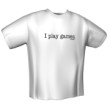 gamerswear t shirt i play games xxl photo