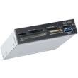 akasa ak icr 14 6 port usb30 superspeed memory card reader 35 black white photo akasa ak icr 14 6 port usb30 superspeed memory card reader 35 black white photo