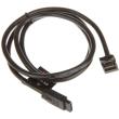 akasa ak cbsa01 05bk sata 3 cable right angled 50cm black photo