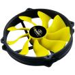 akasa ak fn073 viper r pwm fan 140mm black yellow photo