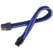 silverstone pp07 ide6ba 6 pin pci e to 6 pin pci e cable 250mm black blue photo