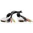 startech 4 in 1 usb dual link dvi d kvm switch cable w audio microphone 18m photo startech 4 in 1 usb dual link dvi d kvm switch cable w audio microphone 18m photo