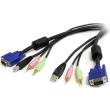startech 4 in 1 usb vga kvm switch cable with audio and microphone 18m photo startech 4 in 1 usb vga kvm switch cable with audio and microphone 18m photo