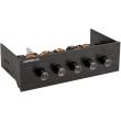 lamptron cf525 fan controller black photo lamptron cf525 fan controller black photo