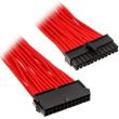 phanteks 24 pin atx extension 50cm sleeved red photo phanteks 24 pin atx extension 50cm sleeved red photo