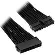 phanteks 24 pin atx extension 50cm sleeved black photo phanteks 24 pin atx extension 50cm sleeved black photo