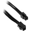 phanteks 4 pin atx12v extension 50cm sleeved black photo phanteks 4 pin atx12v extension 50cm sleeved black photo