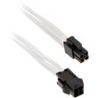 phanteks 4 pin atx12v extension 50cm sleeved white photo phanteks 4 pin atx12v extension 50cm sleeved white photo