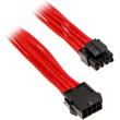 phanteks 8 pin eps12v extension 50cm sleeved red photo phanteks 8 pin eps12v extension 50cm sleeved red photo