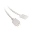 aqua computer connection cable for rgb led strips white 70cm photo aqua computer connection cable for rgb led strips white 70cm photo
