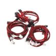 super flower sleeve cable kit black red photo super flower sleeve cable kit black red photo