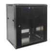 intellinet 711937 19 15u 570x450mm wall mounted cabinet flat pack black photo