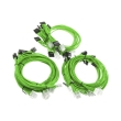 super flower sleeve cable kit green photo super flower sleeve cable kit green photo