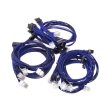 super flower sleeve cable kit black blue photo super flower sleeve cable kit black blue photo