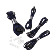 phanteks extension cable combo kit s pattern 50cm black blue photo