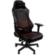 noblechairs hero real leather gaming chair black red photo noblechairs hero real leather gaming chair black red photo