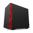 case nzxt h210 mini itx tower black red photo case nzxt h210 mini itx tower black red photo