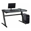 grafeio gaming pro pecado 122x605x72 me rgb led kai mayro metalliko skeleto hm8566 photo