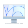 apple imac mjv93ze a r1 24 retina 45k apple m1 8 core 16gb 256gb 7 core m1 gpu blue 2021 photo