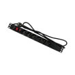 qoltec 53995 overvoltage power strip for rack 19 with cb 1u 16a pdu 6xfrench 2m photo qoltec 53995 overvoltage power strip for rack 19 with cb 1u 16a pdu 6xfrench 2m photo
