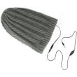 forever winter hat with handsfree grey braids photo forever winter hat with handsfree grey braids photo
