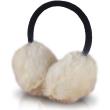 forever fluffy handsfree headphones ecru photo forever fluffy handsfree headphones ecru photo