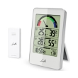 life wes 203 weather station with wireless outdoor sensor and clock with alarm function photo