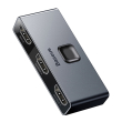 BASEUS MATRIX HDMI SWITCHER 4K 2-IN-1 SPACE GREY