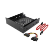 akasa ak hda 12525 front bay adapter for a 35 device hdd 25 hdd ssd with sata cables photo