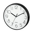 hama 186343 pg 220 wall clock low noise black photo