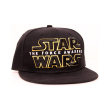 star wars vii the force awakens logo black snap back cap photo