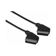 hama 205081 scart connecting cable plug plug 15 m photo