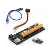 estillo pci express riser card 6 pin converter pci e x 1 to pci e x16 usb 30 photo
