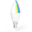hama 176583 wlan led lamp e14 55 w rgbw without hub for voice app control photo