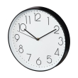 hama 186389 elegance wall clock diameter 30 cm quiet black white photo