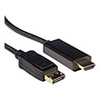 ewent cable act ak3992 displayport male hdmi a male 5 m black photo