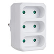 maclean mce212 triple flat universal plug 16a max3680w photo