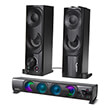 audiocore ac955 2 in 1 pc speakers or soundbar rgb led backlight photo