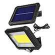 maclean mce438 solar led floodlight with motion sensor ip44 5w 400lm 6000k photo