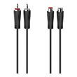 HAMA 205095 EXTERNAL AUDIO CABLE 2 X M CHINCH - 2 X F CHINCH  5M