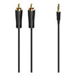 HAMA 205261  AUDIO CABLE 3.5 MM JACK PLUG - 2 RCA PLUGS STEREO 3.0 M