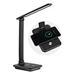 maclean mce616 w led desk lamp dimmable wireless charger 450lm black photo