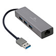 gembird a amu3 lan 01 usb am gigabit network adapter with 3 port usb 30 hub photo