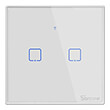 SONOFF T2EU2C-TX 2 CHANNEL TOUCH LIGHT SWITCH WI-FI WHITE