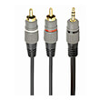 cablexpert cca 352 10m 35 mm stereo plug to 2 rca plugs 10m cable gold plated connectors photo