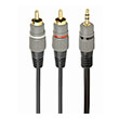 cablexpert cca 352 25m 35 mm stereo plug to 2 rca plugs 25m cable gold plated connectors photo cablexpert cca 352 25m 35 mm stereo plug to 2 rca plugs 25m cable gold plated connectors photo