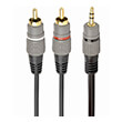 cablexpert cca 352 5m 35 mm stereo plug to 2 rca plugs 5m cable gold plated connectors photo